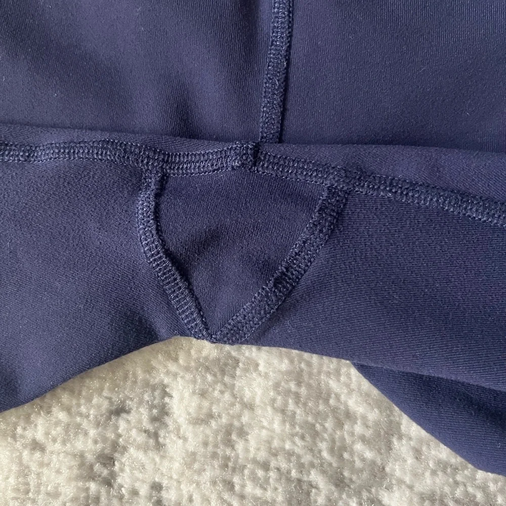 ALO Yoga High-Rise Navy Bike Shorts